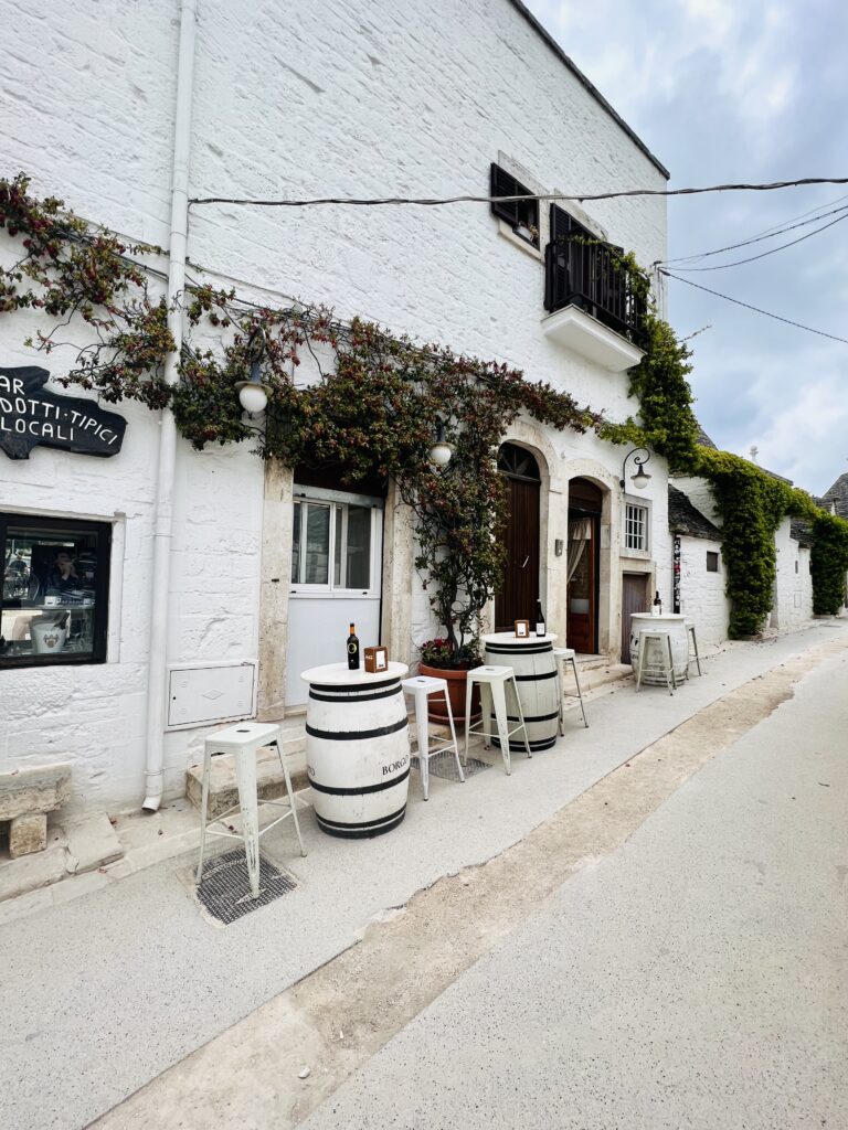 trattoria in the Rione Monti