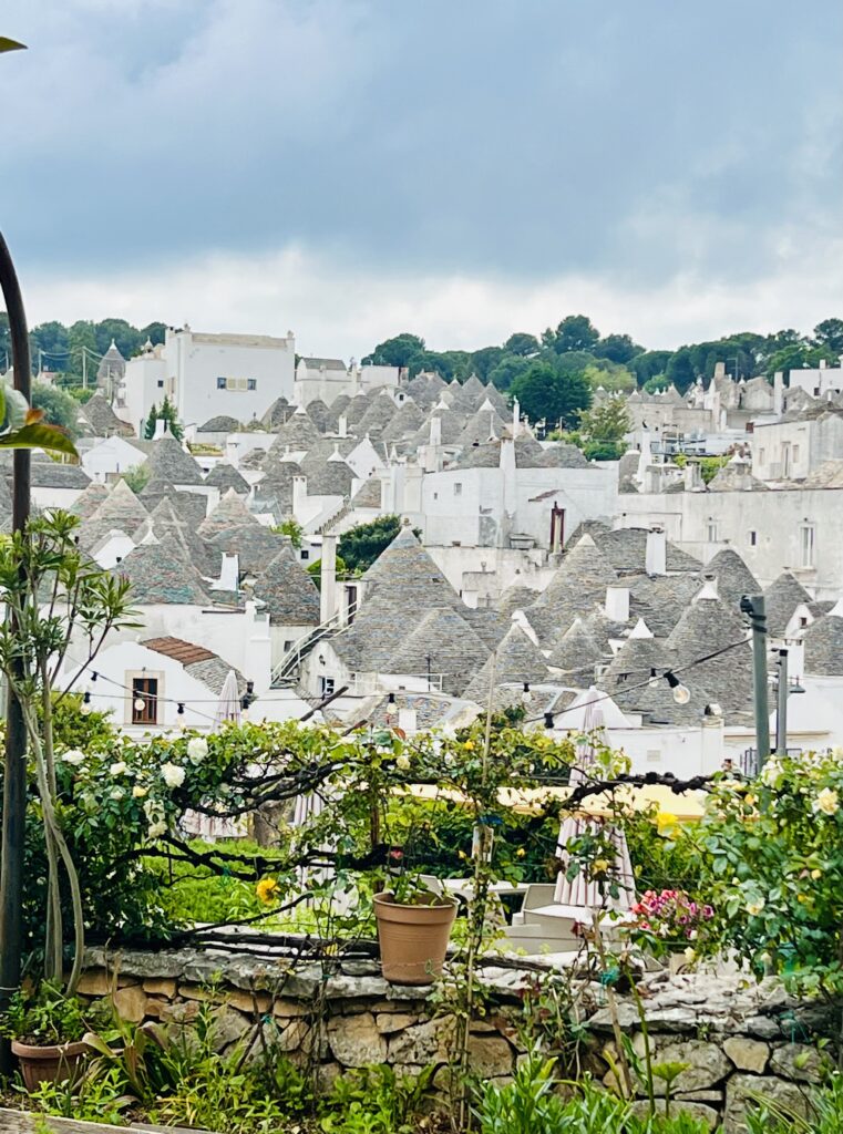 cityscape with trulli