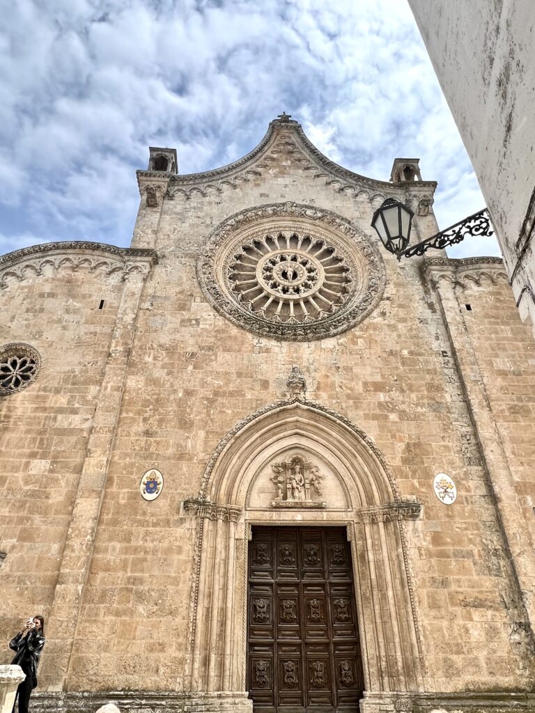 Ostuni Cathedral, a must see on a one day in Ostuni itinerary