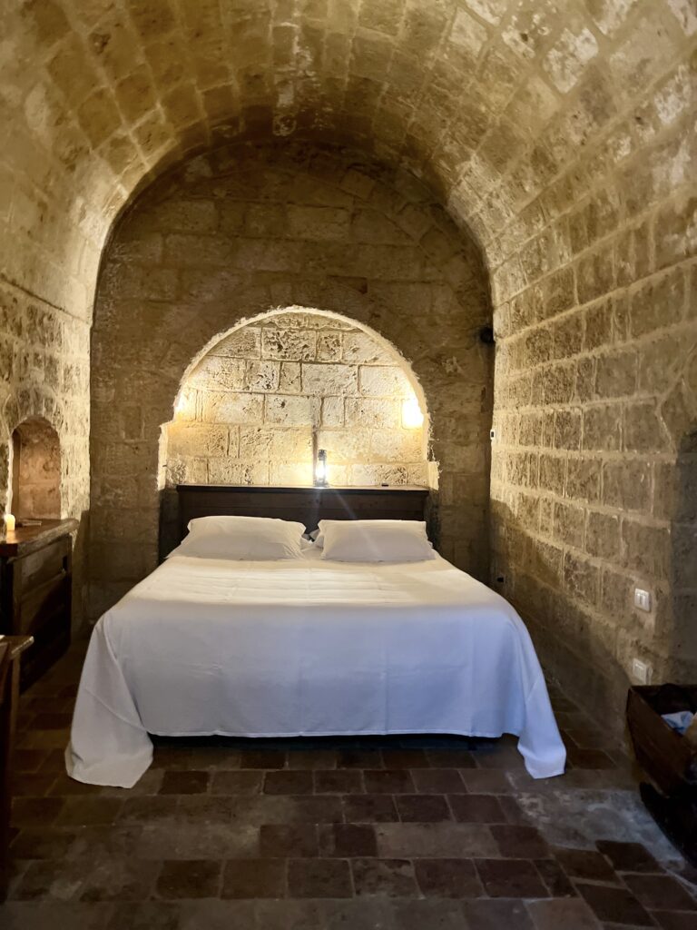 Sextantia cave hotel in Matera