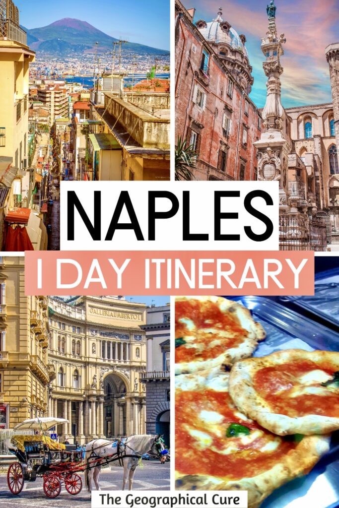 Pinterest pin for one day in Naples itinerary