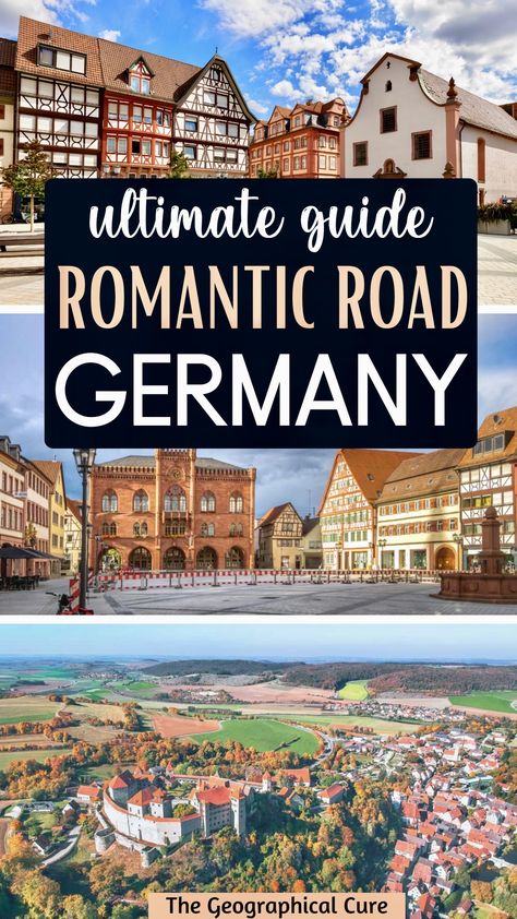 Pinterest pin for guide to the Romantic Road, what to see