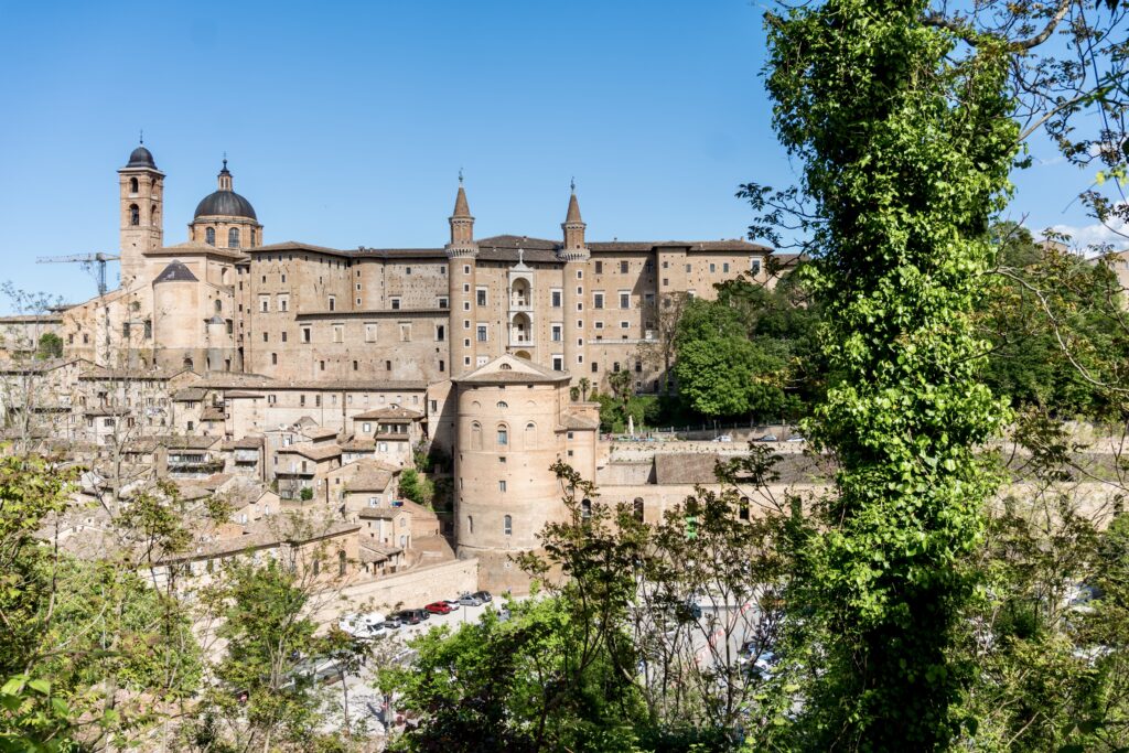 cityscape of Urbino