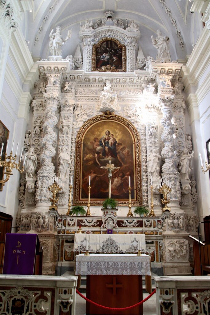 main altar of the Purgatory Church