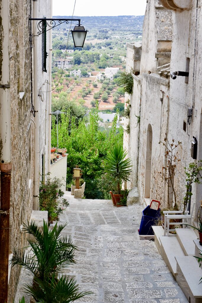 Cisternino with views of trulli and the Itria Valley