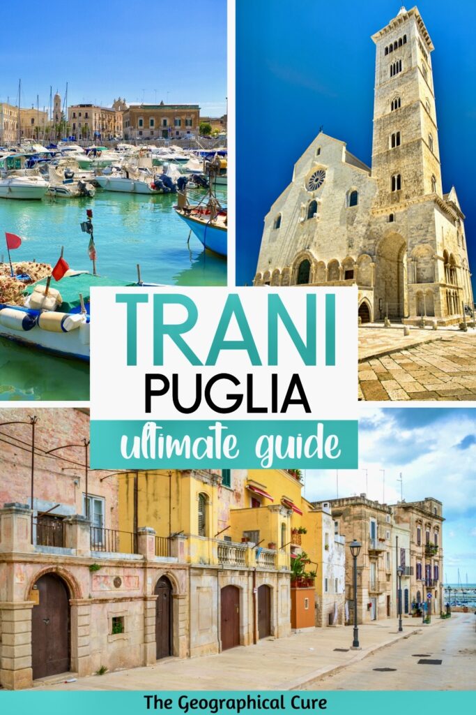 Pinterest pin for one day in Trani itinerary