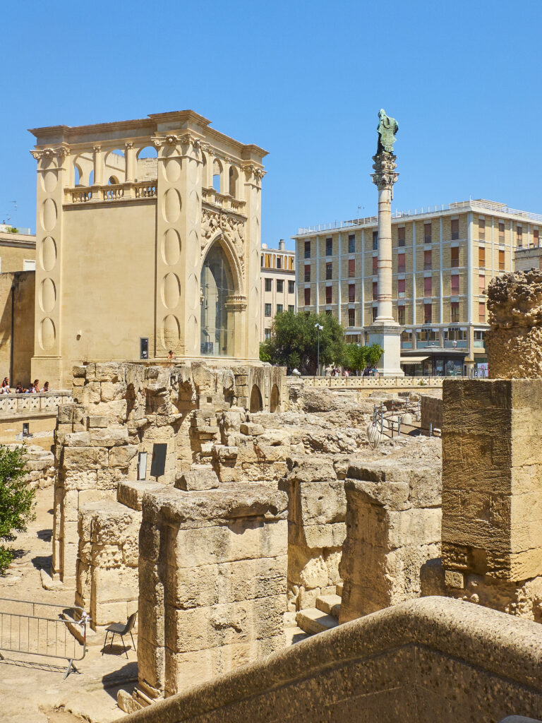 Roman Amphitheatre in Piazza Santo Oronzo 