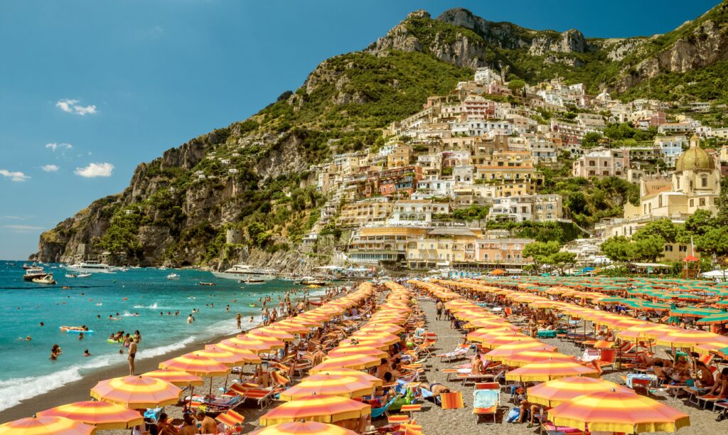 beach in positano