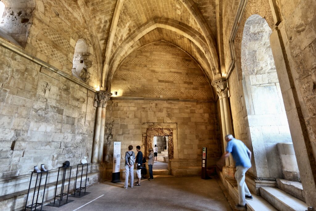 interior of castel del Monte