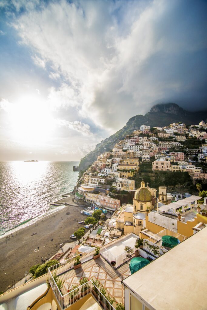 Positano at sunset