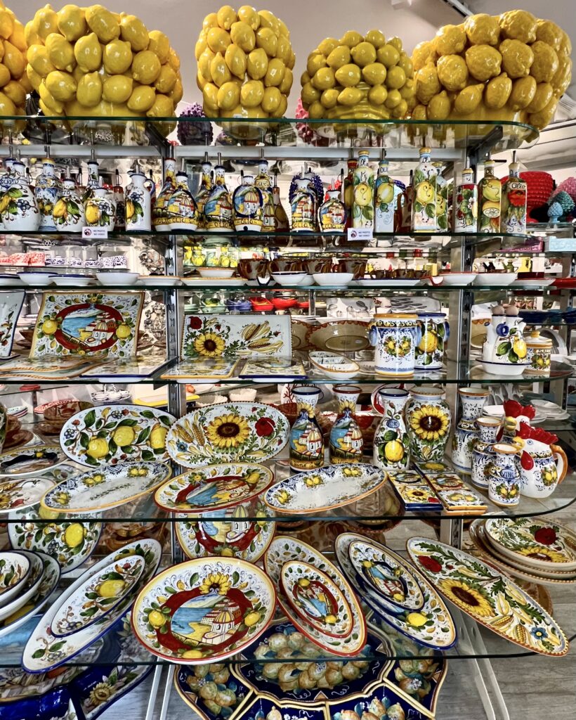 ceramics in Positano