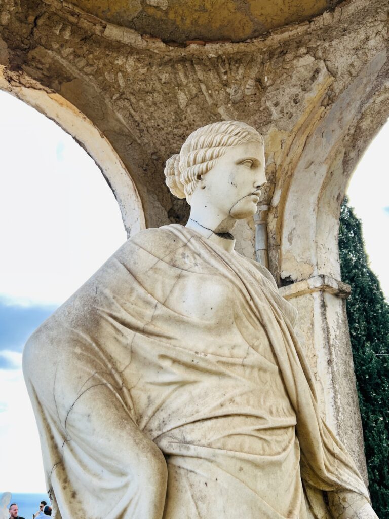 Ceres statue in Ravello's Villa Cimbrone