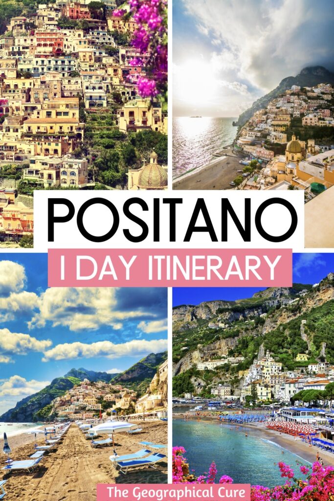 Pinterest pin for one day in Positano itinerary
