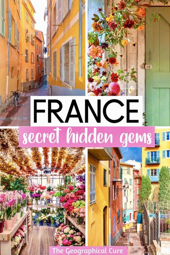 Pinterest pin for hidden gems in France