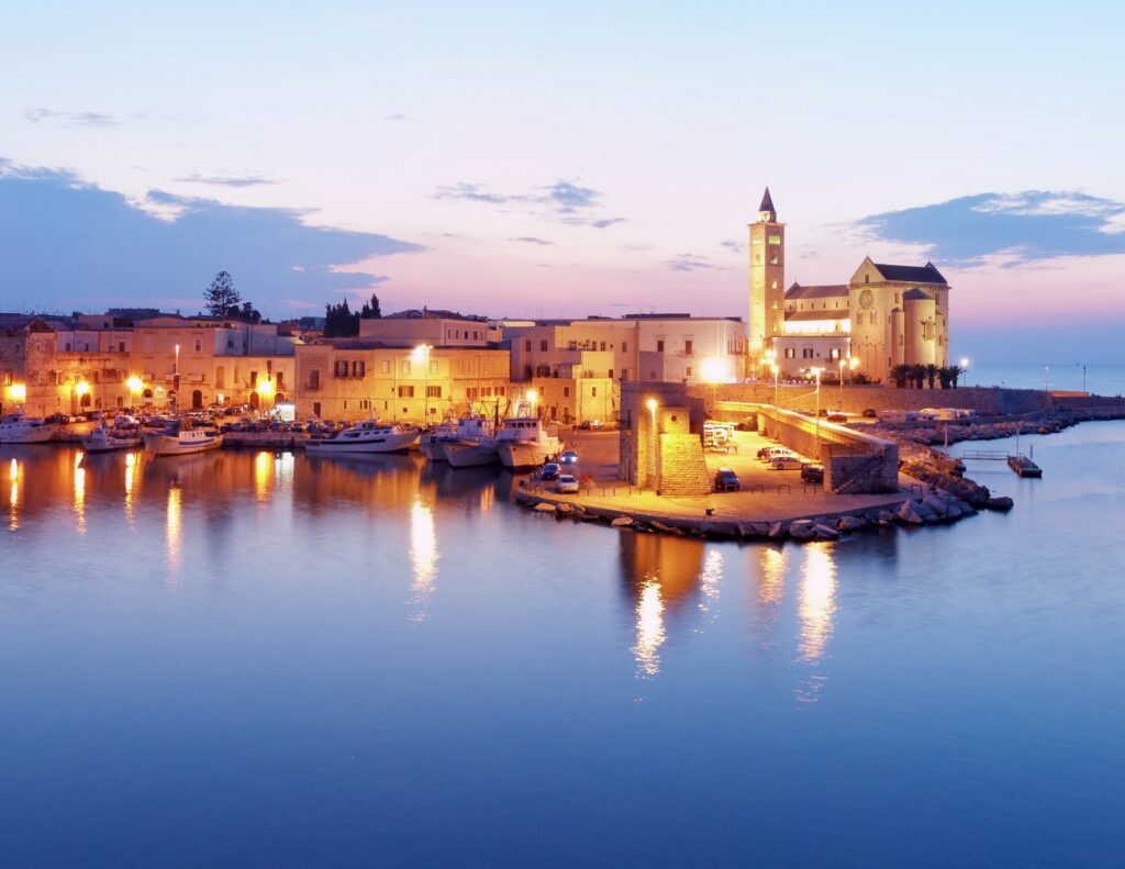 Trani at sunset