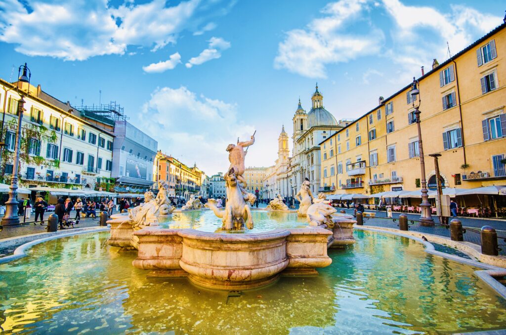 Piazza Navona, a must visit on your itinerary when planning a trip to Rome