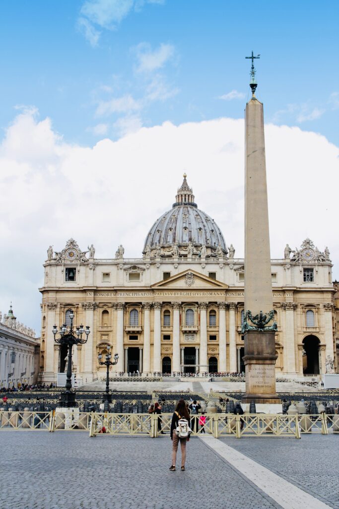 facade of St. Peter's Basilica 