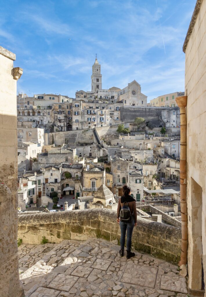 sassi of Matera, as seen from one of the city's belvederes