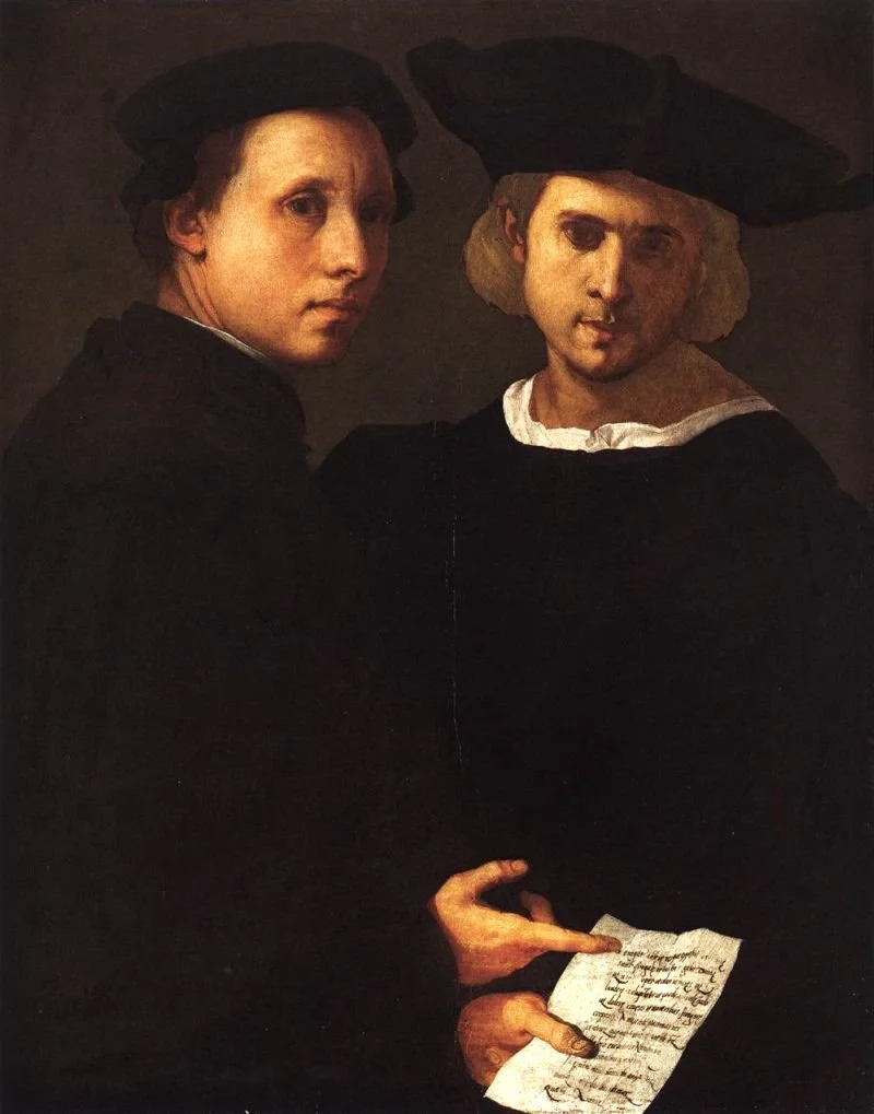 Pontormo, Portrait of Two Friends, 1522