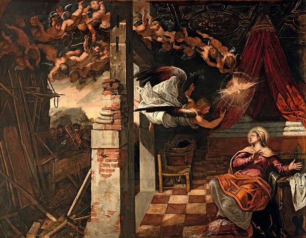 Tintoretto, Annunciation, 1583-87