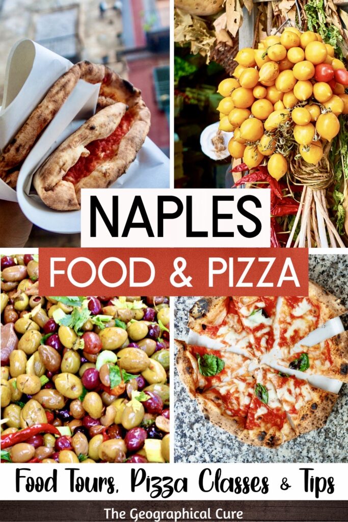Pinterest pin for Naples food and pizza tours