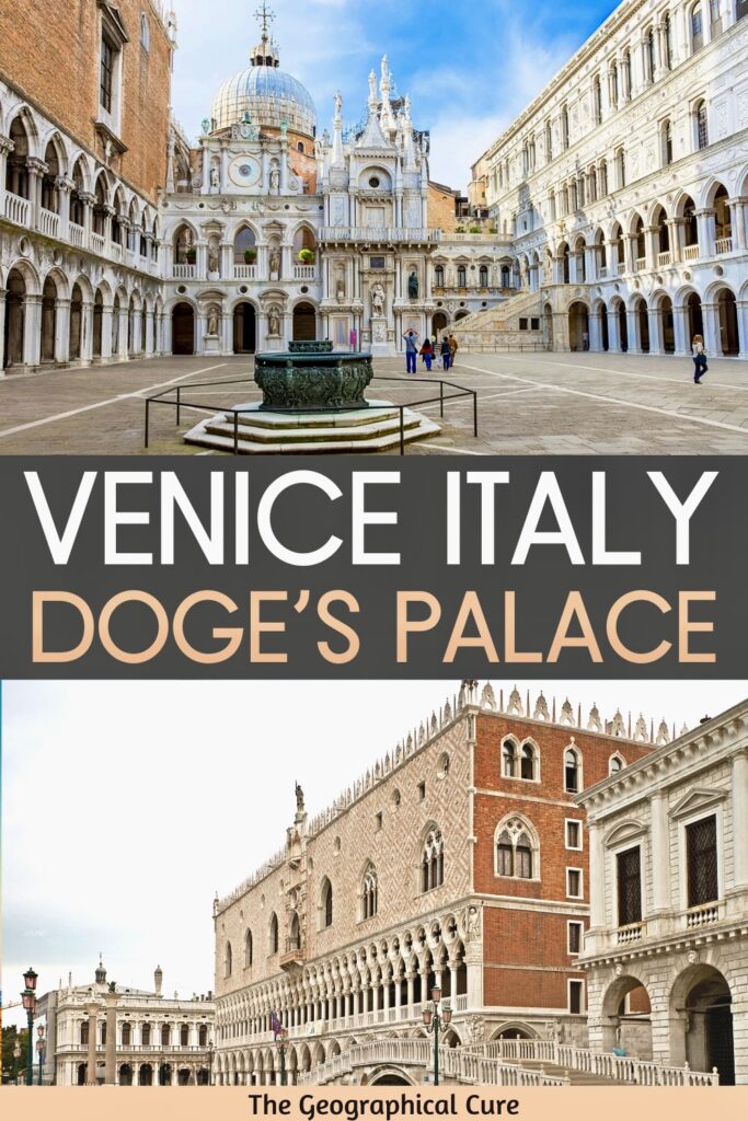 Pinterest pin for guide to the Doge's Palace