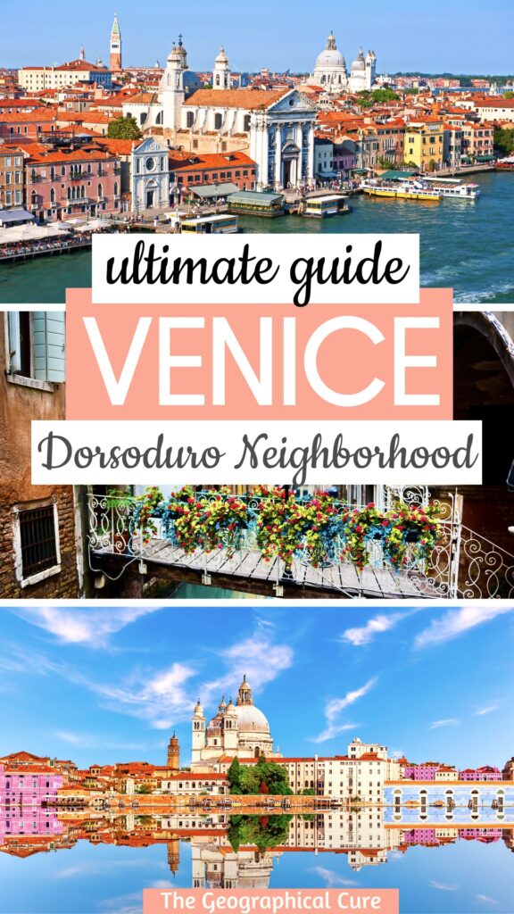 Pinterest pin for best things to do in the Dorsoduro