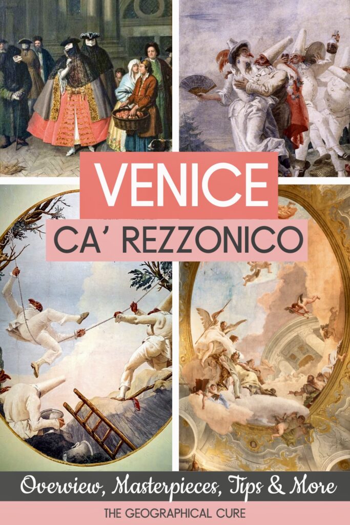 Pinterest pin for guide to Ca' Rezzonico