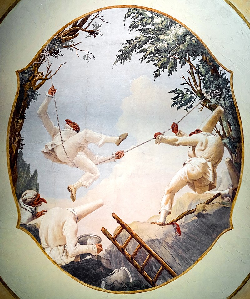 Tiepolo, Punchinello's Swing, 1793-97