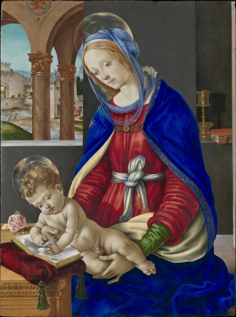Lippi, Madonna and Child, 1483, one of the bests Renaissance paintings in the US
