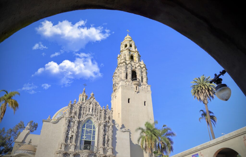 California Tower, which is one of the top attractions in Balboa Park