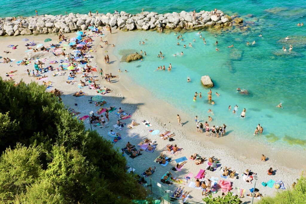 beach at Marina Grande