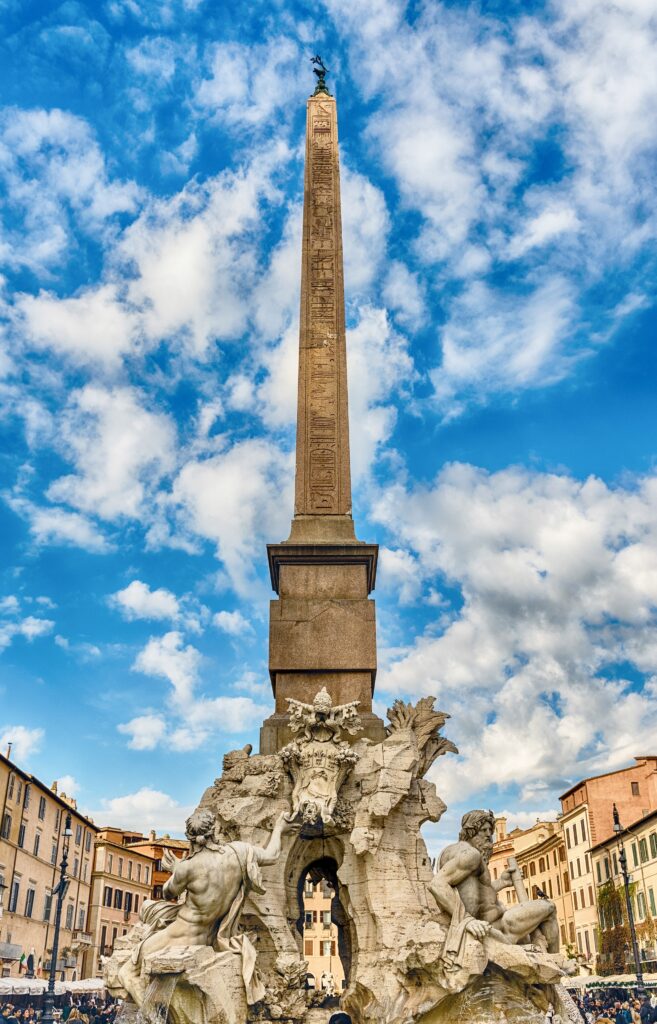 Fountain of the Four Rivers in Piazza Navona