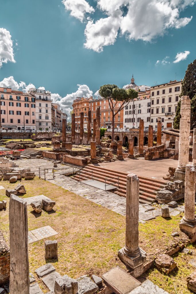 Largo di Torre Argentina, where Caesar was murdered