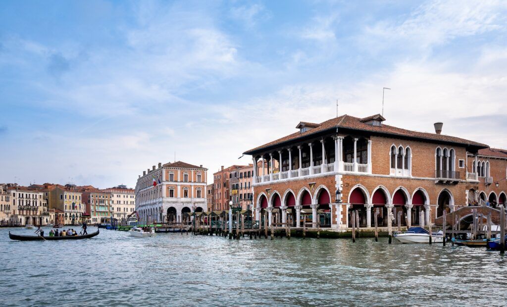 Gothic arches of the Rialto Market