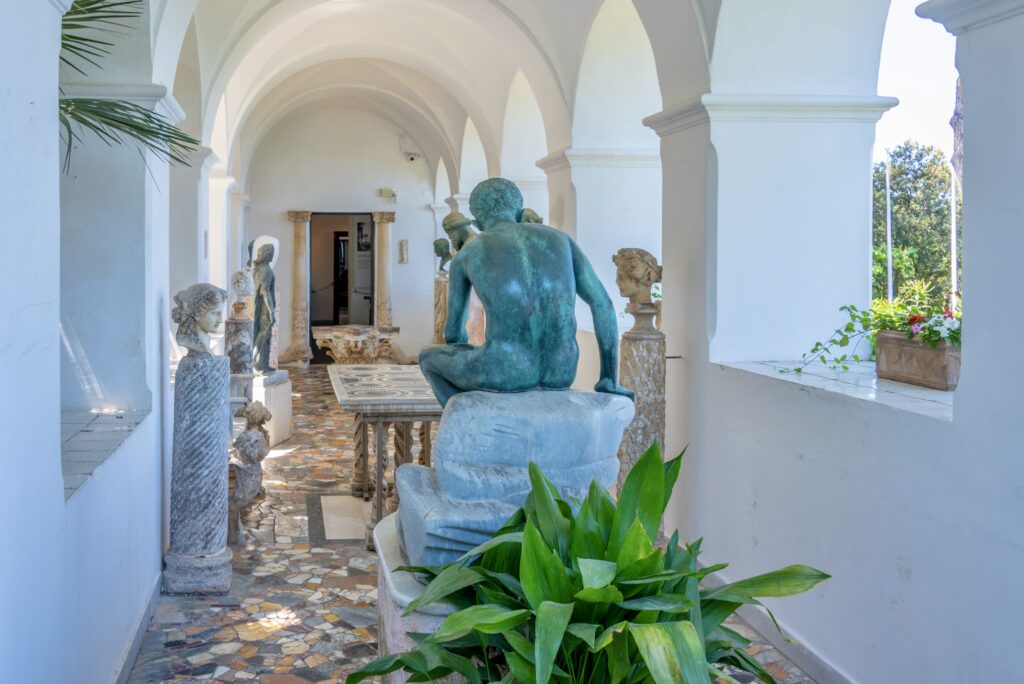sculptures in the Villa San Michele 
