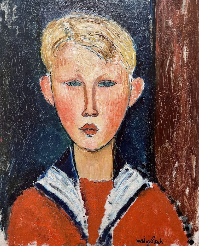 Modigliani, The Blue-Eyed Boy, 1916