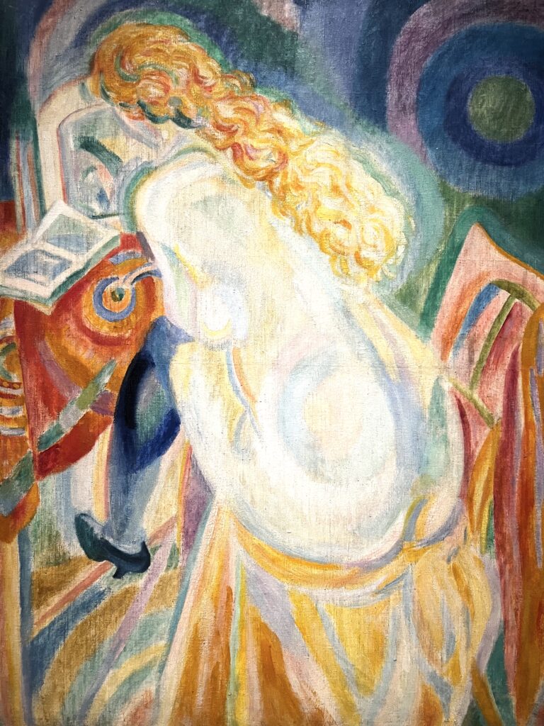 Delauney, Female Nude Reading, 1915