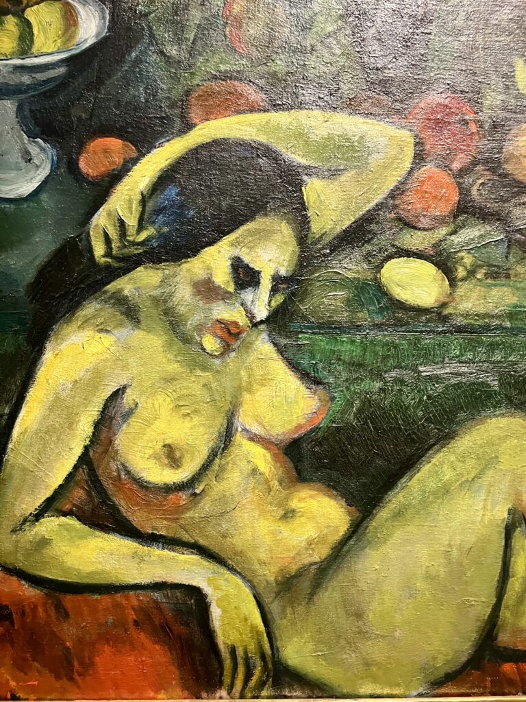Pechstein, Magdalena: Still Life with Nude, 1912