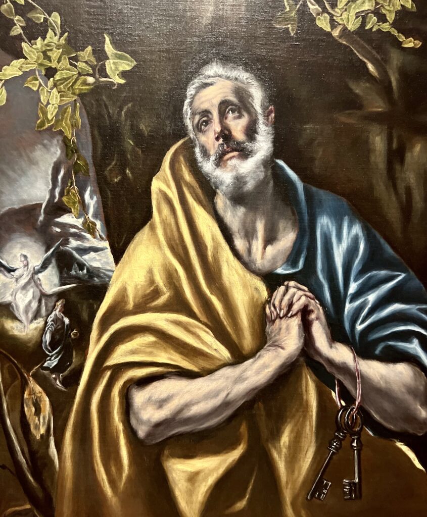 El Greco, Penitent St. Peter, 1590-95