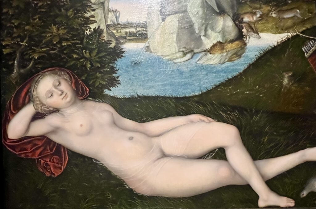 Lucas Cranach the Younger, Nymph of the Spring, 1540