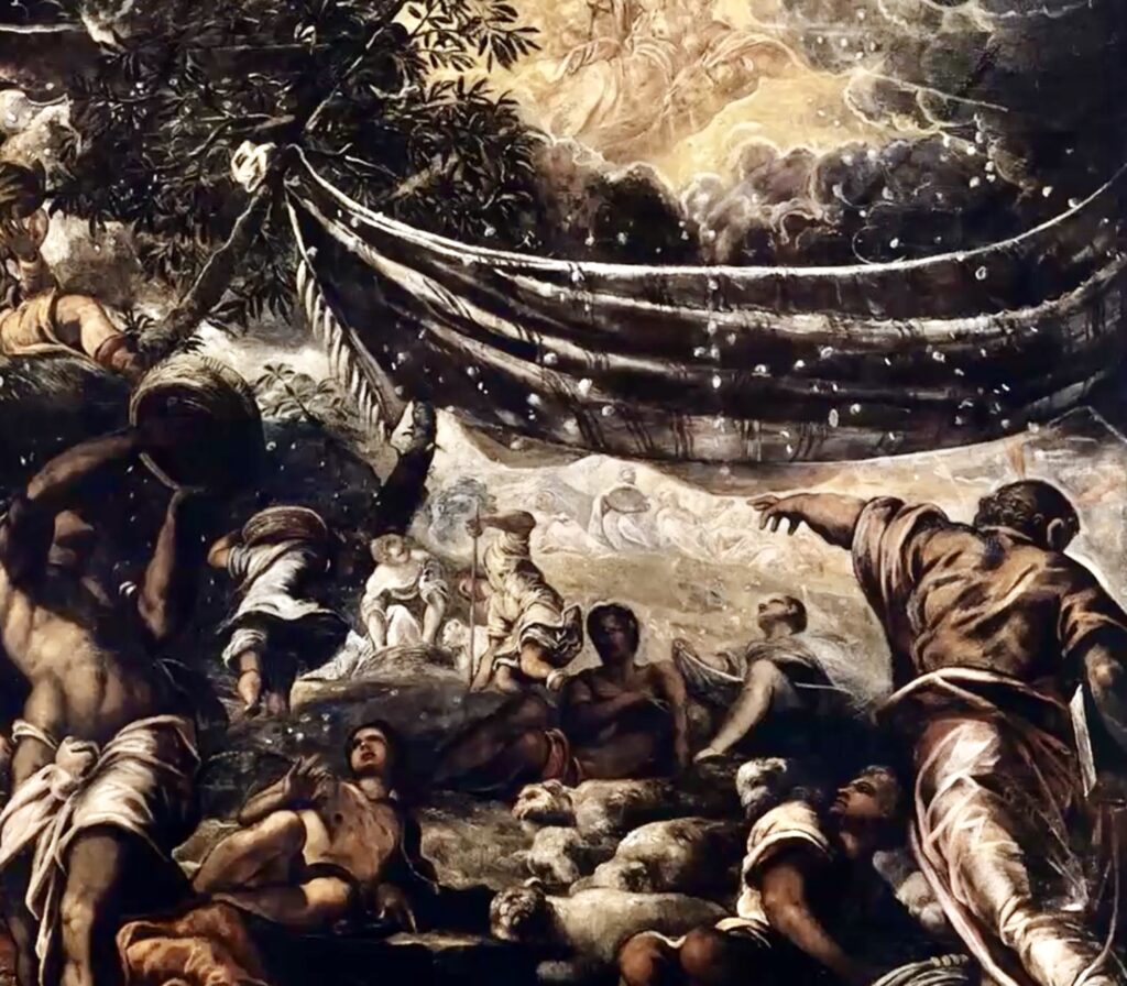 Tintoretto's Gathering of the Manna