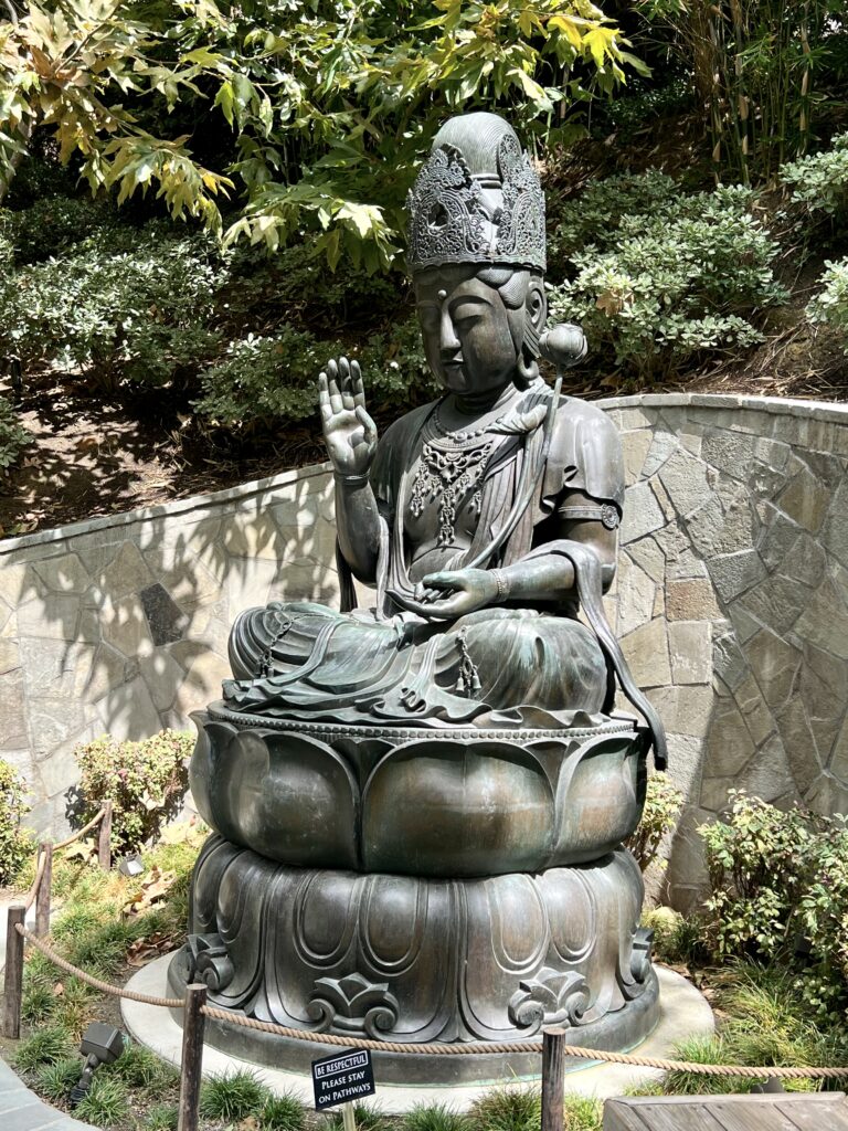buddha sculpture in Japanese Garden