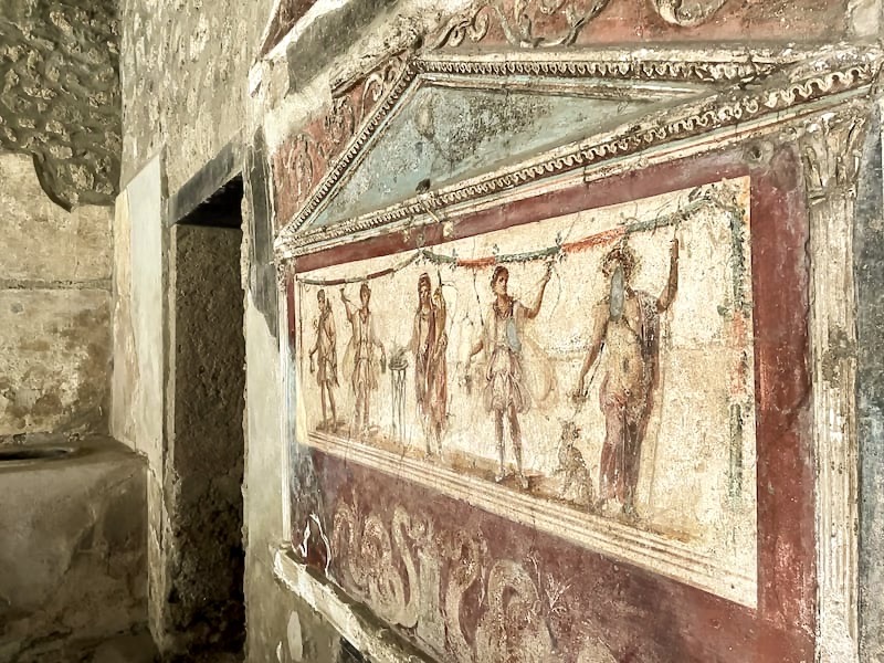 fresco on Pompeii