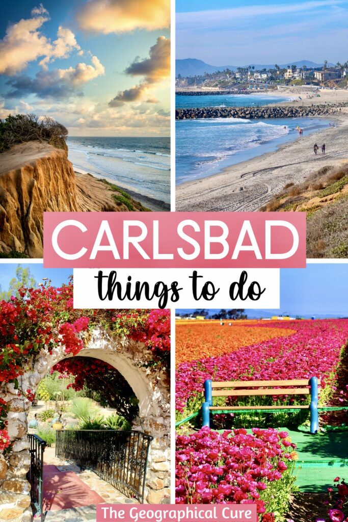 Pinterest pin for one day in Carlsbad itinerary