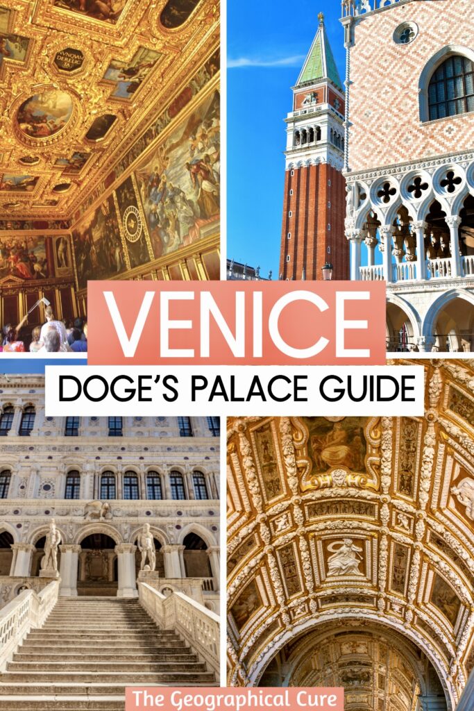 Pinterest pin for guide to the Doge's Palace