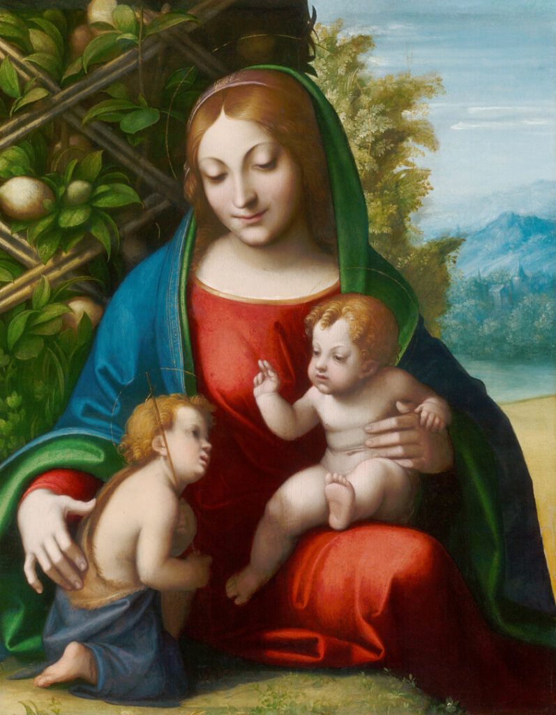 Correggio, Madonna and Child with John the Baptist, 1515