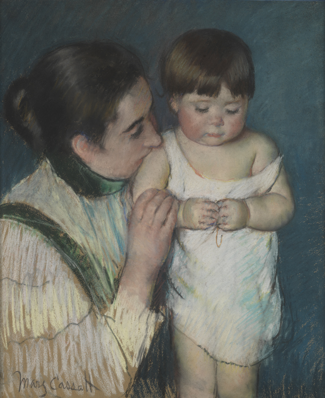 Mary Cassatt, Young Thomas and his Mother, 1893
