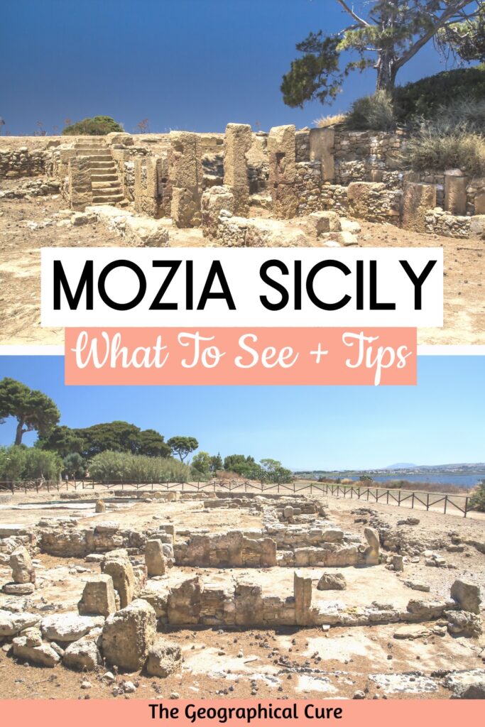 Pinterest pin for guide to visiting Mozia