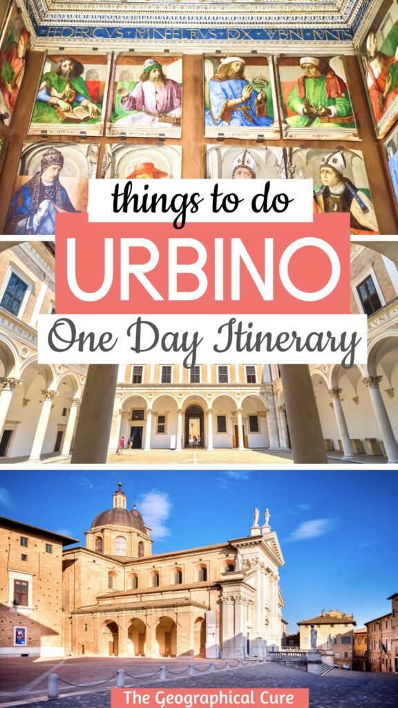 Pinterest pin for best things to do in Urbino in one day